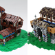 Illustration for article titled iAge of Empires II/i Buildings, In LEGO Form